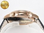 Patek Philippe Grand Complications 6102G Moon RG YLF Black Dial on Black Leather Strap A240 - Görsel 14
