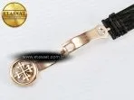 Patek Philippe Grand Complications 6102G Moon RG YLF Black Dial on Black Leather Strap A240 - Görsel 29
