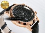 Patek Philippe Grand Complications 6102G Moon RG YLF Black Dial on Black Leather Strap A240 - Görsel 7