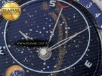 Patek Philippe Grand Complications 6102G Moon SS YLF Blue Dial on Blue Leather Strap A240 - Görsel 11