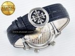 Patek Philippe Grand Complications 6102G Moon YLF SS Blue Dial Crystal Bezel on Blue Leather Strap A240 - Görsel 15
