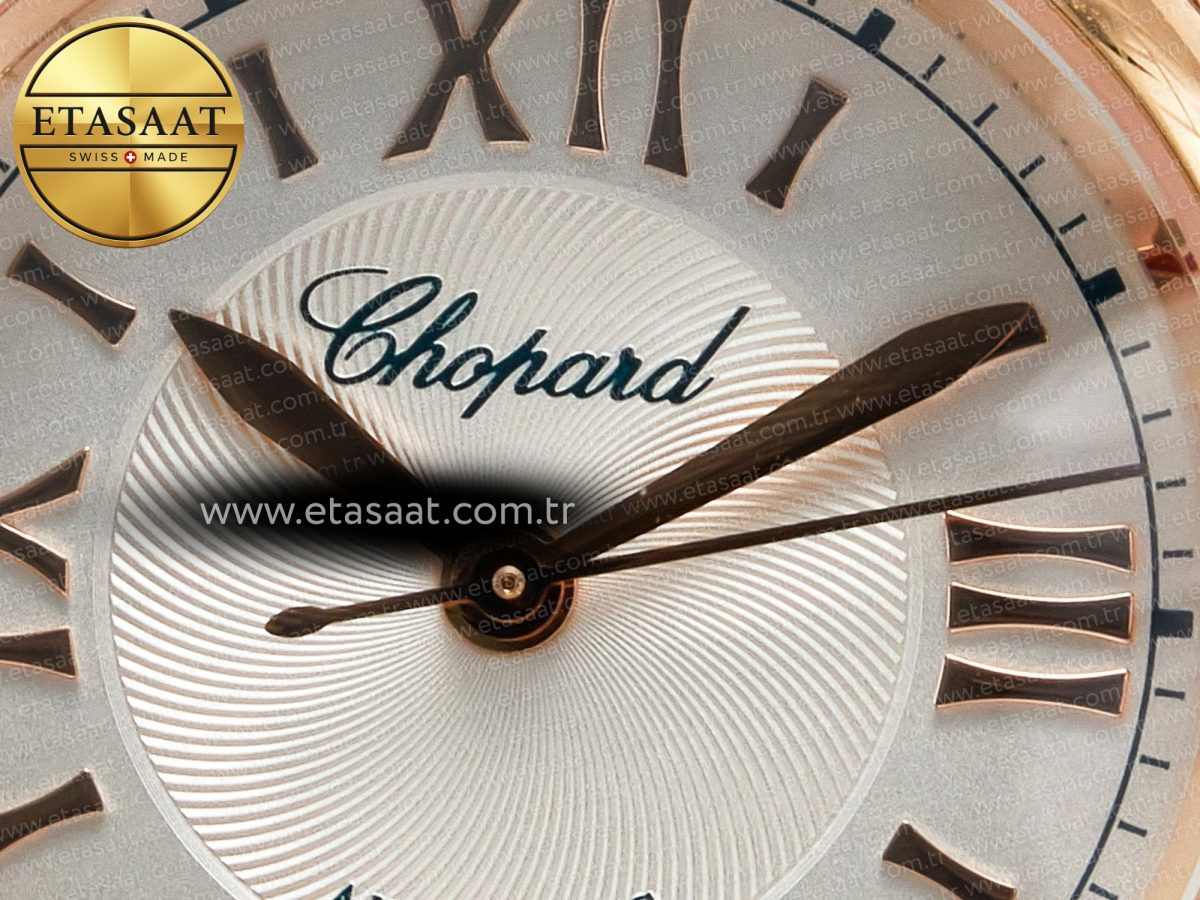 Chopard Happy Sports 30MM YF RG White Dial on Green Leather Strap A2892 - Görsel 10