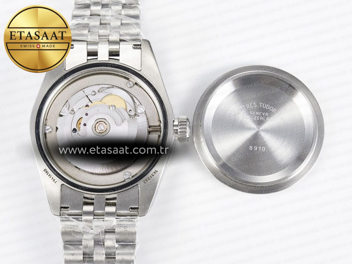 Tudor Heritage Black Bay 41mm SS ZF 1:1 Best Edition Black Dial Black Bezel on SS Bracelet A2824 - Görsel 17