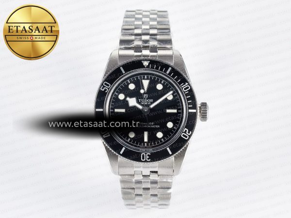 Tudor Heritage Siyah Bay 41mm ZF Kadran A2824 Eta Saat - 1:1 Süper Klon Replika Saat
