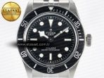 Tudor Heritage Black Bay 41mm SS ZF 1:1 Best Edition Black Dial Black Bezel on SS Bracelet A2824 - Görsel 4