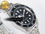 Tudor Heritage Black Bay 41mm SS ZF 1:1 Best Edition Black Dial Black Bezel on SS Bracelet A2824 - Görsel 7