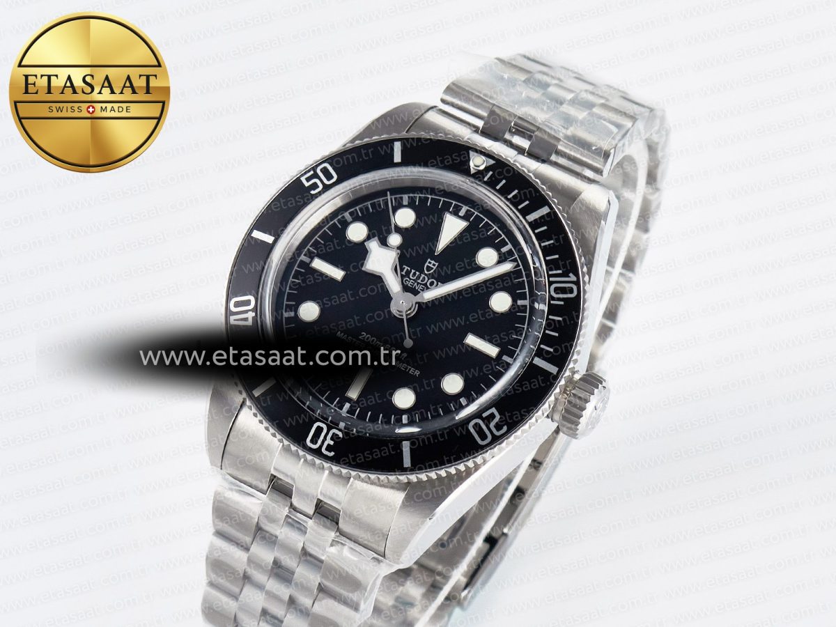 Tudor Heritage Black Bay 41mm Best Edition Black Dial on SS Bracelet A2824 - Görsel 2