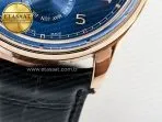 IWC IW5033 Portugieser Perpetual Calendar RG V9F 1:1 Best Edition Blue Dial on Black Leather Strap A52610 - Görsel 14