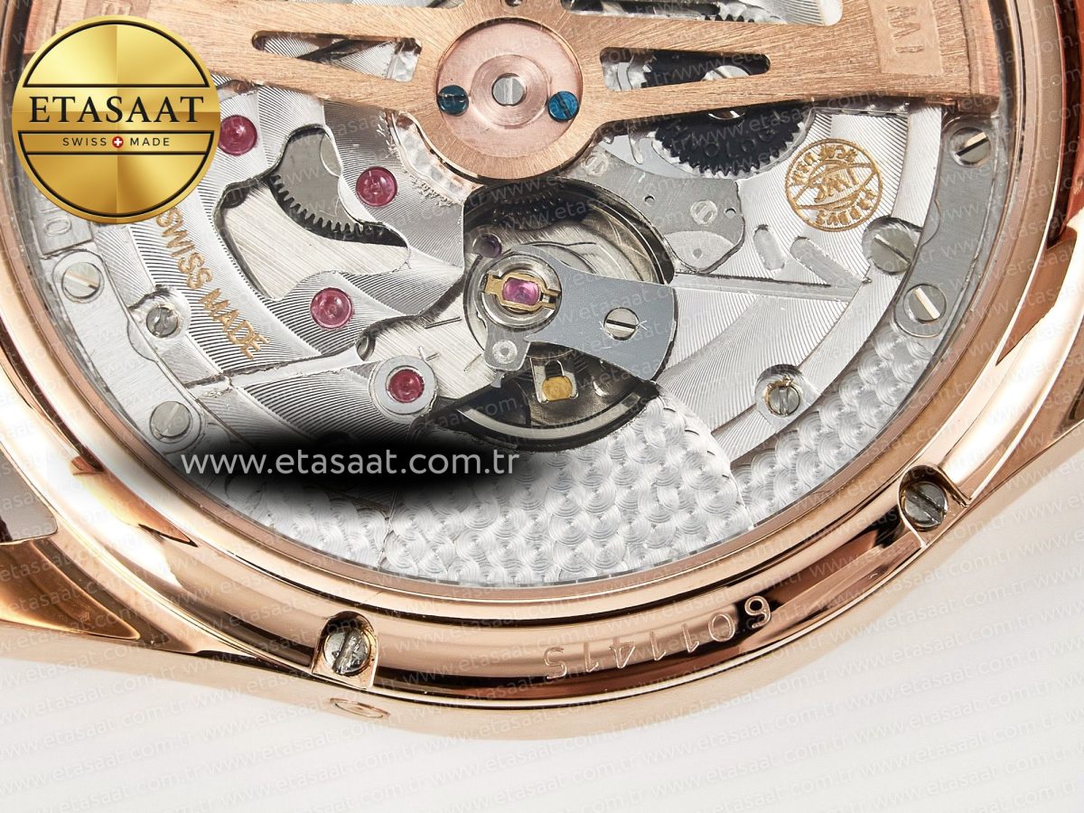 IWC IW5033 Portugieser Perpetual Calendar Best Edition White Dial on Brown Leather Strap A52610 - Görsel 22