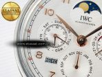 IWC IW5033 Portugieser Perpetual Calendar SS V9F 1:1 Best Edition White Dial on Black Leather Strap A52610 - Görsel 10