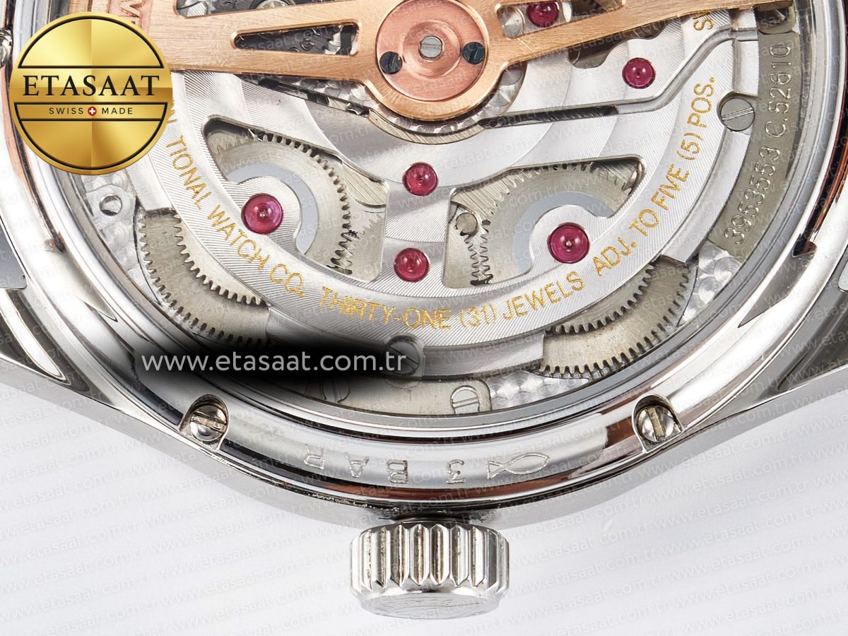 IWC IW5033 Portugieser Perpetual Calendar SS V9F 1:1 Best Edition White Dial on Black Leather Strap A52610 - Görsel 23