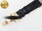 IWC IW5034 Portugieser Perpetual Calendar RG V9F 1:1 Best Edition Black Dial on Black Leather Strap A52610 - Görsel 25