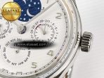 IWC IW5034 Portugieser Perpetual Calendar SS V9F 1:1 Best Edition White Dial on Black Leather Strap A52610 - Görsel 12