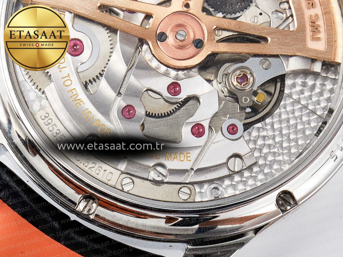 IWC IW5034 Portugieser Perpetual Calendar SS V9F 1:1 Best Edition White Dial on Black Leather Strap A52610 - Görsel 22