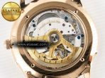 Jaeger Lecoultre Master Ultra Thin Moon RG Z+F 1:1 Best Edition White Dial on Brown Leather Strap A925 - Görsel 19