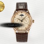 Jaeger-LeCoultre Master Ultra Thin Daimi Takvim Rg Eta Saat - Görsel 3 - 1:1 Süper Klon Saat