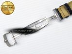 Jaeger Lecoultre Master Ultra Thin Perpetual Calendar SS V9F 1:1 Best Edition Gray Dial Diamonds Bezel on Black Leather Strap A868 V2 - Görsel 28