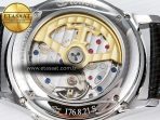 Jaeger Lecoultre Master Ultra Thin Perpetual Calendar SS V9F 1:1 Best Edition Gray Dial on Black Leather Strap A868 V2 - Görsel 20
