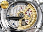 Jaeger Lecoultre Master Ultra Thin Perpetual Calendar SS V9F 1:1 Best Edition Gray Dial on Black Leather Strap A868 V2 - Görsel 21