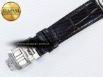 Jaeger Lecoultre Master Ultra Thin Perpetual Calendar SS V9F 1:1 Best Edition Gray Dial on Black Leather Strap A868 V2 - Görsel 25