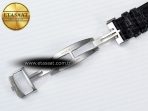 Jaeger Lecoultre Master Ultra Thin Perpetual Calendar SS V9F 1:1 Best Edition Gray Dial on Black Leather Strap A868 V2 - Görsel 26