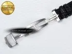 Jaeger Lecoultre Master Ultra Thin Perpetual Calendar SS V9F 1:1 Best Edition Gray Dial on Black Leather Strap A868 V2 - Görsel 26