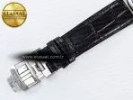 Jaeger Lecoultre V9F White Dial on Black Leather Strap A868 - Görsel 27