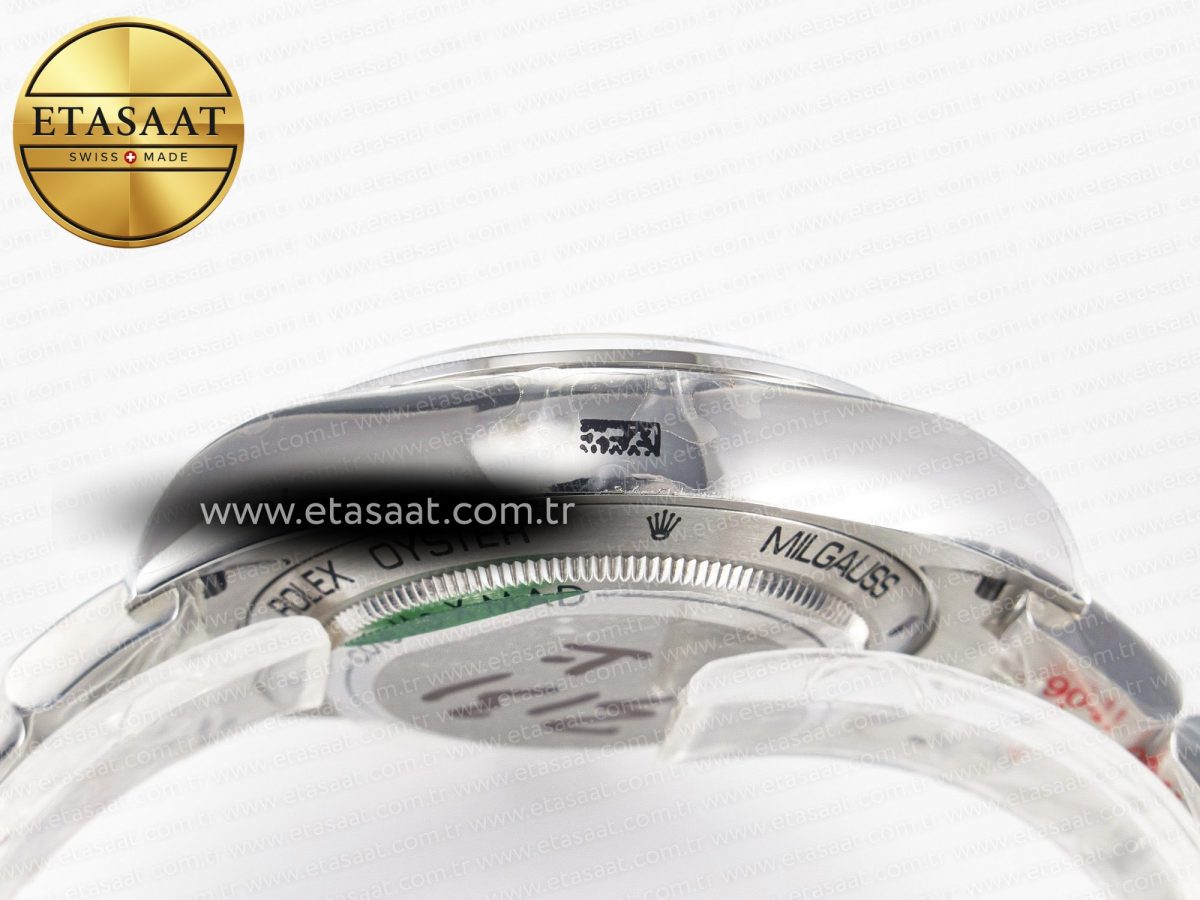 Rolex Milgauss Who Cares JDF 1:1 Best Edition 904L Steel on SS Bracelet VR3131 - Görsel 12