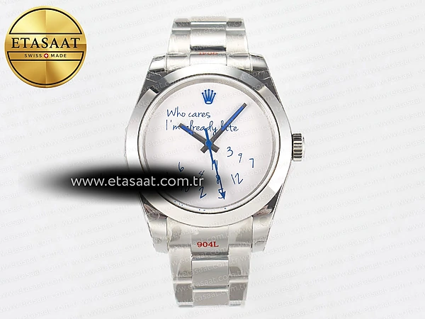 Rolex Milgauss Who Cares Jdf Bilezik VR3131 Eta Saat - 1:1 Süper Klon Replika Saat