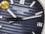 Patek Philippe Nautilus 5711/1A-010 3KF 1:1 Best Edition Blue Textured Dial on SS Bracelet A324 Super Clone - Görsel 10