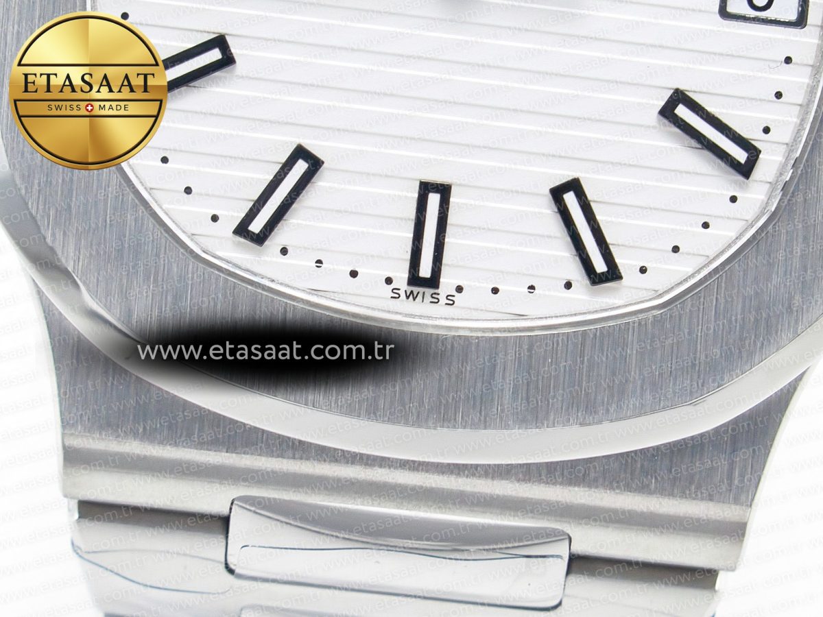 Patek Philippe Nautilus 5711/1A PPF 1:1 Best Edition White Textured Dial on SS Bracelet 324CS V3 - Görsel 12