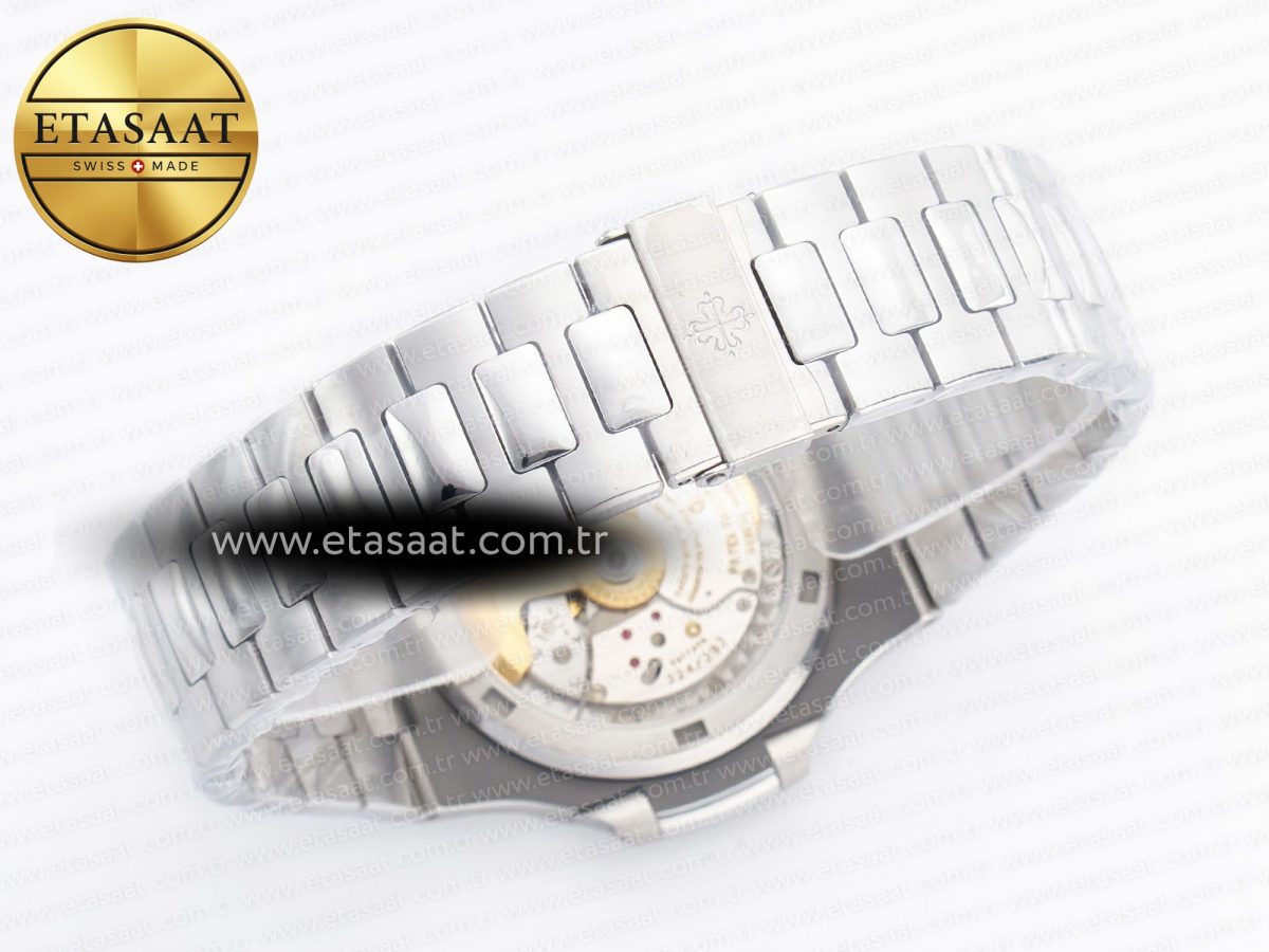 Patek Philippe Nautilus 5711/1A PPF 1:1 Best Edition White Textured Dial on SS Bracelet 324CS V3 - Görsel 15