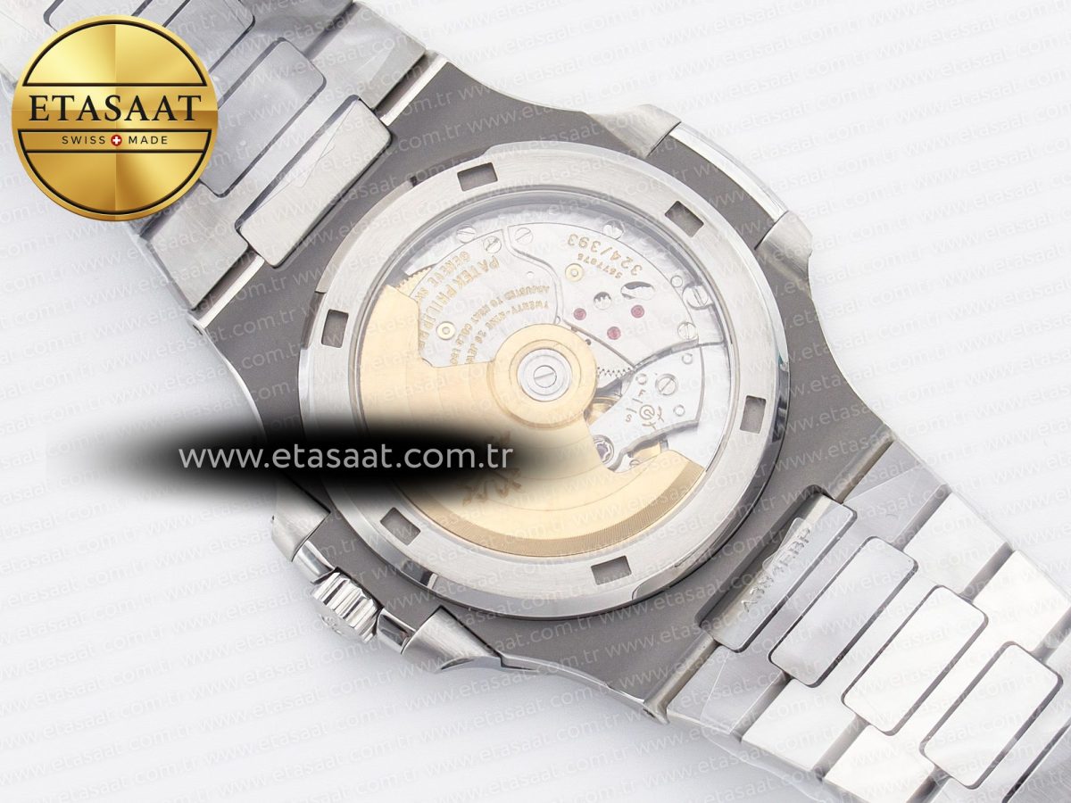 Patek Philippe Nautilus 5711/1A PPF 1:1 Best Edition White Textured Dial on SS Bracelet 324CS V3 - Görsel 17