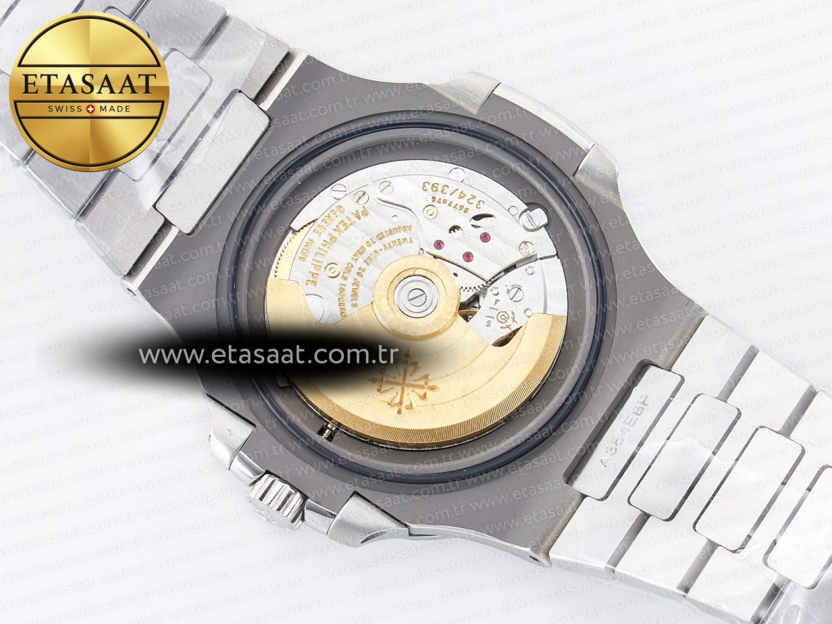 Patek Philippe Nautilus 5711/1A PPF 1:1 Best Edition White Textured Dial on SS Bracelet 324CS V3 - Görsel 18