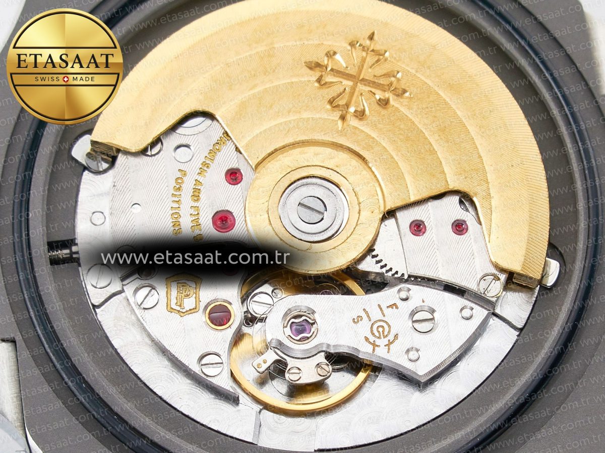 Patek Philippe Nautilus 5711/1A PPF 1:1 Best Edition White Textured Dial on SS Bracelet 324CS V3 - Görsel 21