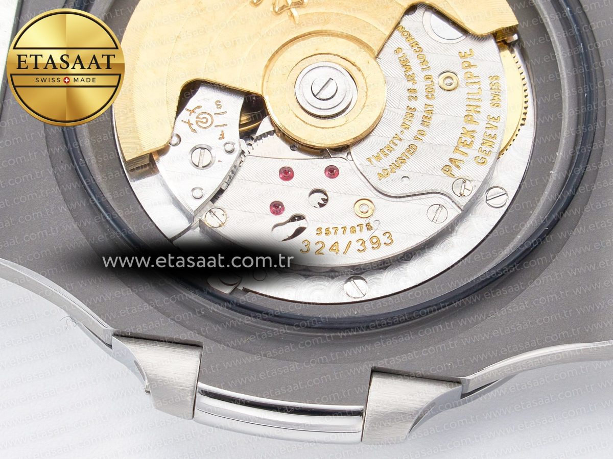 Patek Philippe Nautilus 5711/1A PPF 1:1 Best Edition White Textured Dial on SS Bracelet 324CS V3 - Görsel 23