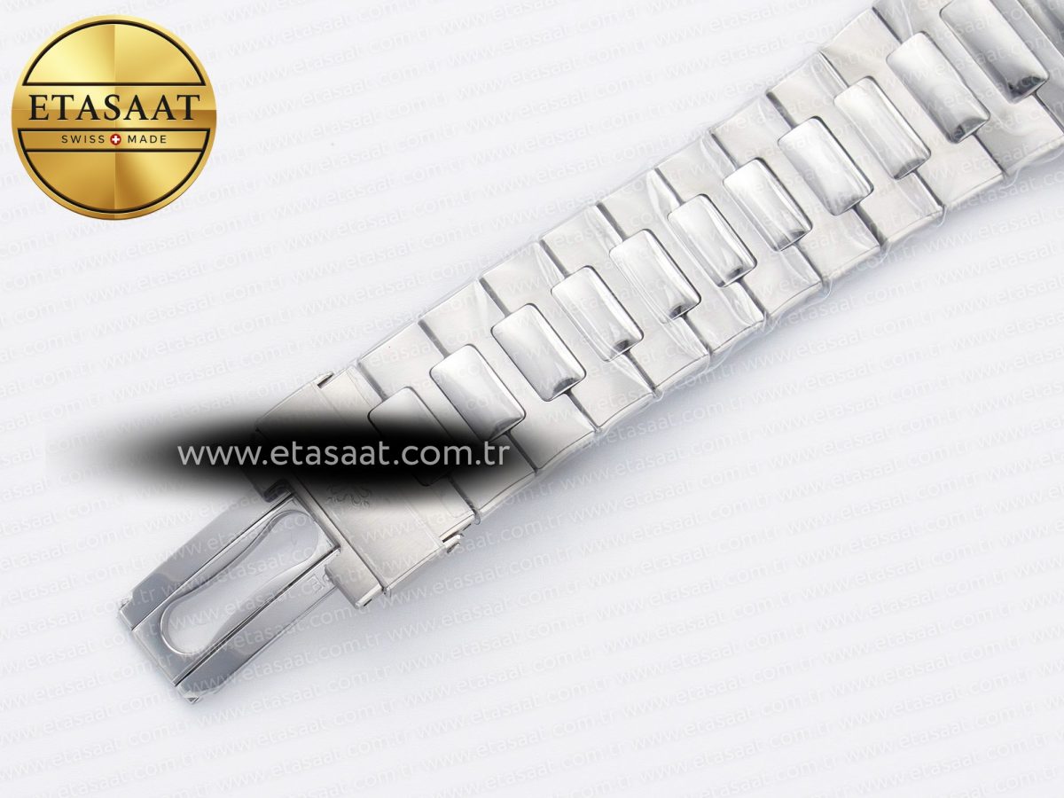 Patek Philippe Nautilus 5711/1A PPF 1:1 Best Edition White Textured Dial on SS Bracelet 324CS V3 - Görsel 26