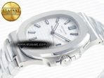 Patek Philippe Nautilus 5711/1A PPF 1:1 Best Edition White Textured Dial on SS Bracelet 324CS V3 - Görsel 6