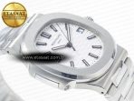 Patek Philippe Nautilus 5711/1A PPF 1:1 Best Edition White Textured Dial on SS Bracelet 324CS V3 - Görsel 7