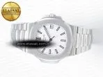 Patek Philippe Nautilus 5711/1A PPF 1:1 Best Edition White Textured Dial on SS Bracelet 324CS V3 - Görsel 9