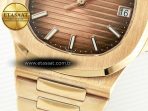 Patek Philippe Nautilus 5711/1R-001 RG 3KF 1:1 Best Edition Brown Textured Dial on RG Bracelet Super Clone 26-330 - Görsel 12