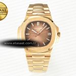 Patek Philippe Nautilus 5711/1R-001 RG 3KF Kahve 26-330 Eta Saat - Görsel 3 - 1:1 Süper Klon Saat