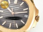 Patek Philippe Nautilus 5711/1R-001 RG 3KF 1:1 Best Edition Gray Textured Dial on RG Bracelet Super Clone 26-330 - Görsel 11