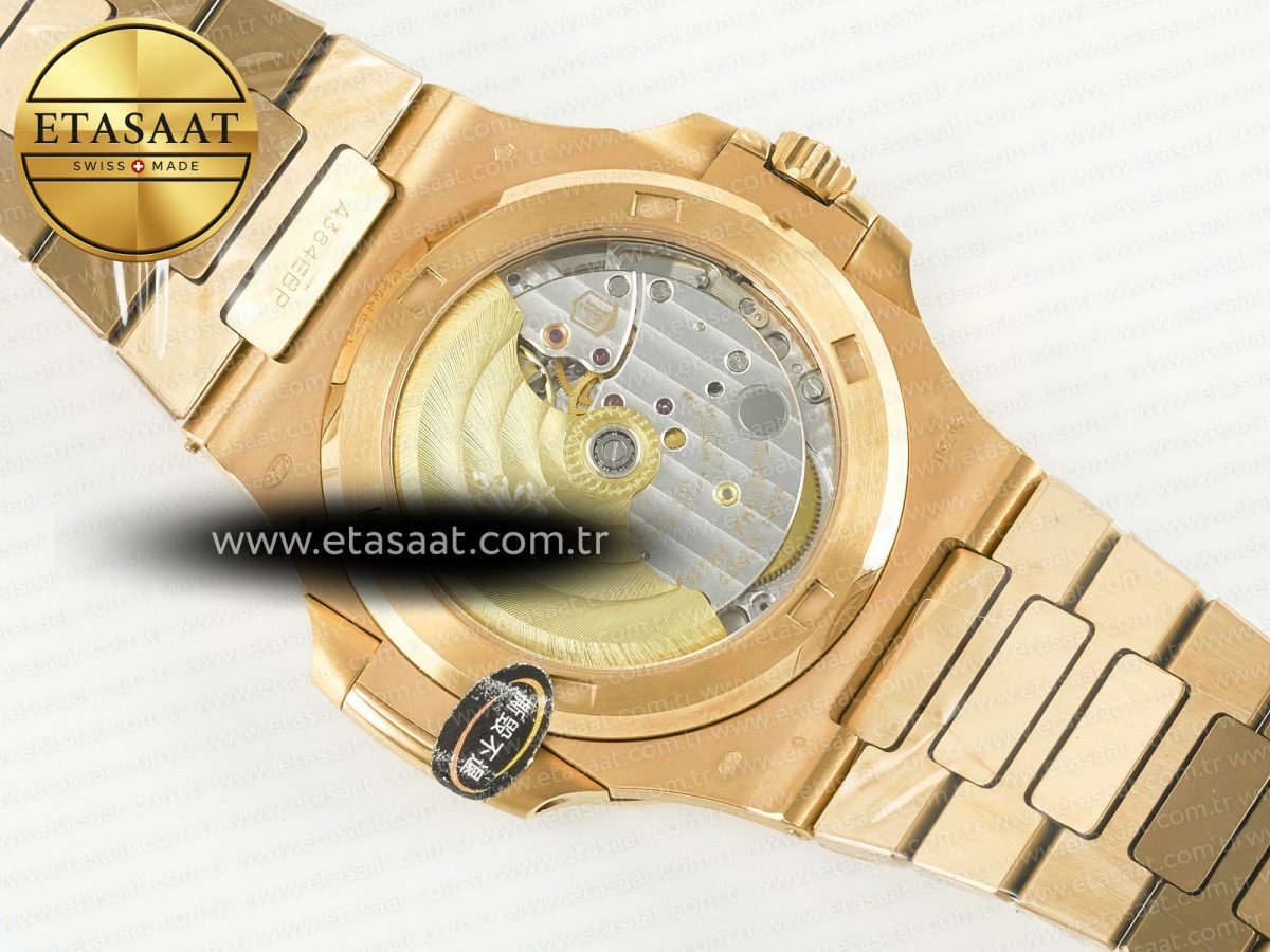 Patek Philippe Nautilus 5711/1R-001 RG 3KF 1:1 Best Edition Gray Textured Dial on RG Bracelet Super Clone 26-330 - Görsel 16