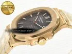 Patek Philippe Nautilus 5711/1R-001 RG 3KF 1:1 Best Edition Gray Textured Dial on RG Bracelet Super Clone 26-330 - Görsel 6