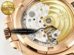 Patek Philippe Nautilus 5711/1R RG 3KF 1:1 Best Edition Brown Textured Dial on Brown Leather Strap A324 Super Clone V2 - Görsel 20