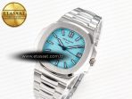 Patek Philippe Nautilus 5711 3KF 1:1 Best Edition Tiffany Blue Dial on SS Bracelet A324 Super Clone V2