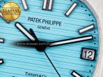 Patek Philippe Nautilus 5711 3KF 1:1 Best Edition Tiffany Blue Dial on SS Bracelet A324 Super Clone V2 - Görsel 10