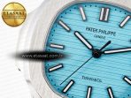 Patek Philippe Nautilus 5711 3KF 1:1 Best Edition Tiffany Blue Dial on SS Bracelet A324 Super Clone V2 - Görsel 12