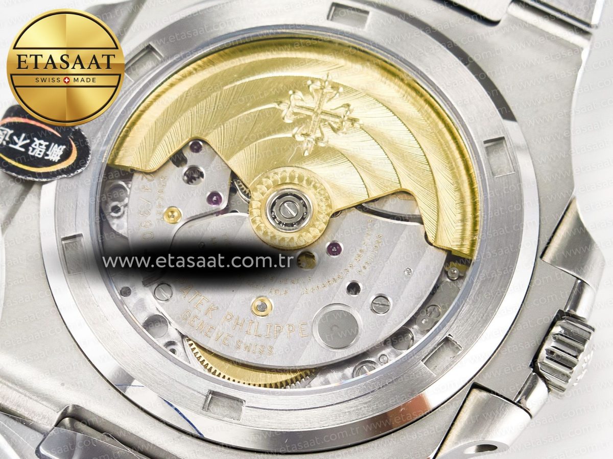 Patek Philippe Nautilus 5711 3KF 1:1 Best Edition Tiffany Blue Dial on SS Bracelet A324 Super Clone V2 - Görsel 18